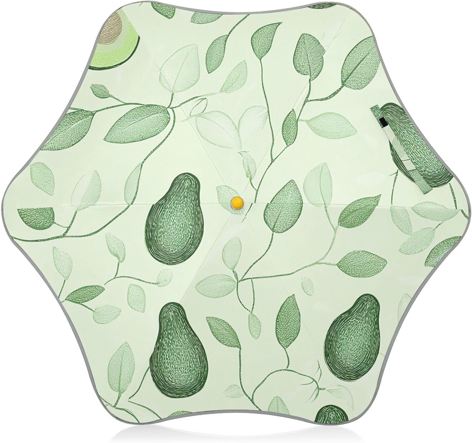 ODAWA Avocados Kids Umbrellas Unbreakable Stick Rain Umbrella Wind Resistant Umbrellas for Rain