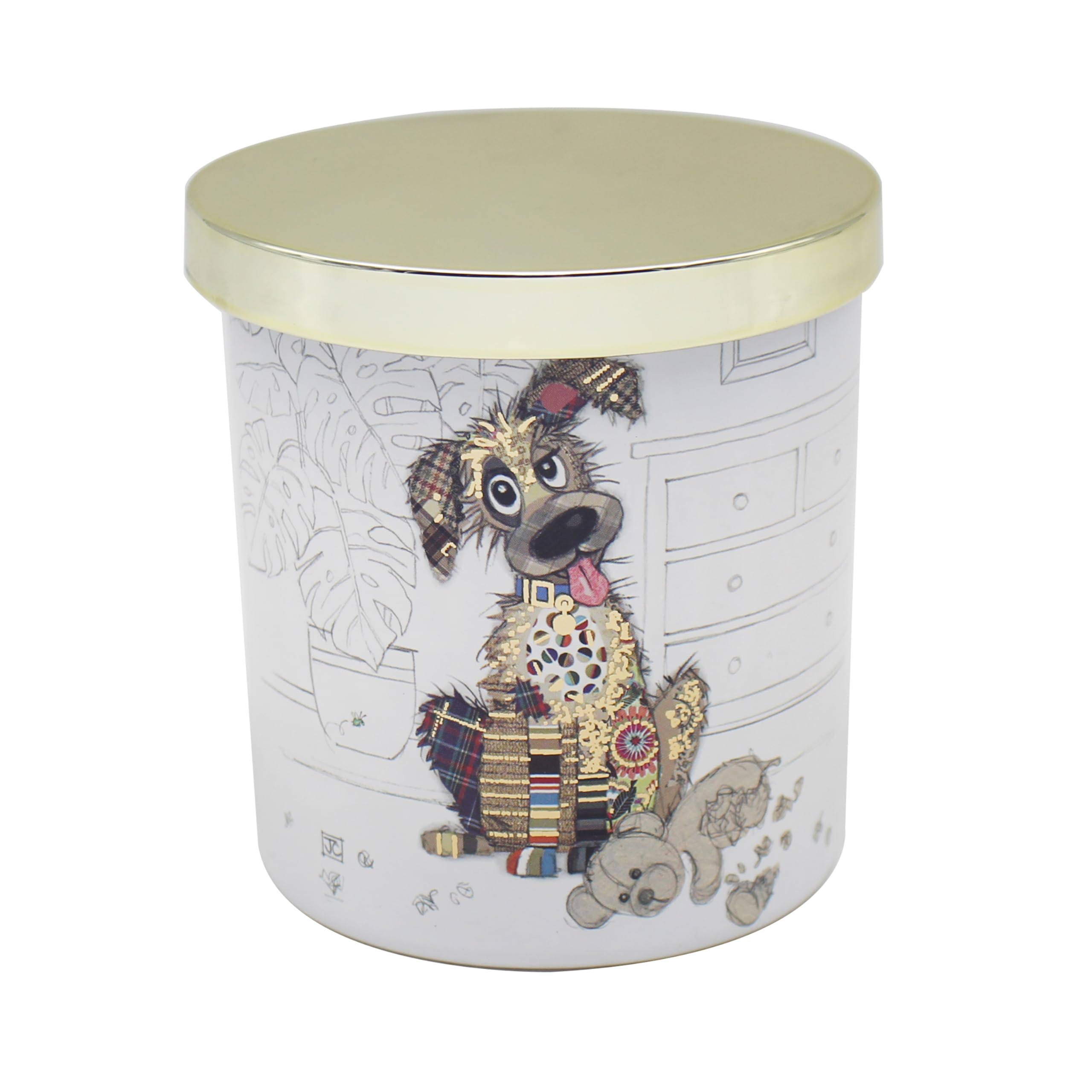 Lesser & Pavey Bug Art Kooks Mutt Decor Candle