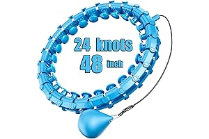 Dumoyi Weighted Infinity Fitness Smart Weight Loss Hoop for Adults