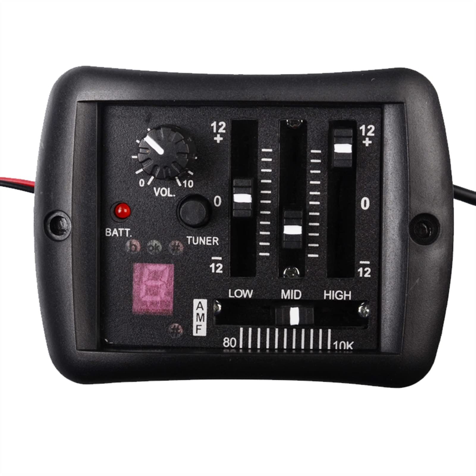 3-pasmowy Korektor Korektora Tuner Z Interfejsem Wyjściowym 6,35 Mm Przystawka Do Korektora Gitarowego