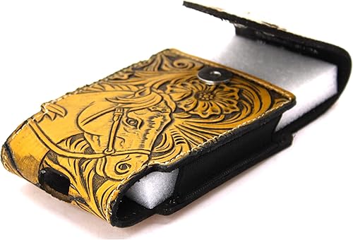 Miniatura 4 de West Star - Funda de cuero universal para teléfono celular con cierre magnético 326C Bullrider BR