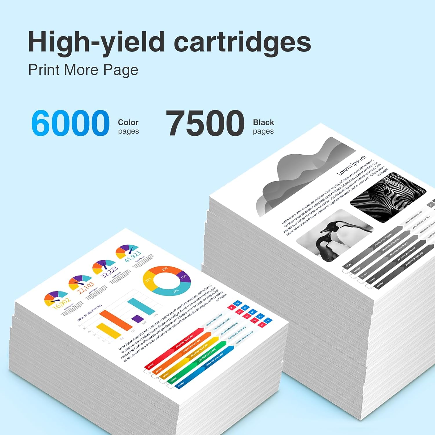 Compatible 542 Ink Refill Bottles 6 Pack Replacement for 542 Ink Refill Bottles Use with EcoTank Pro ET-5150 ET-5170 ET-5800 Ink Refill ET-5180 ET-5850 ET-5880 ET-16600 ET-16650 Printer