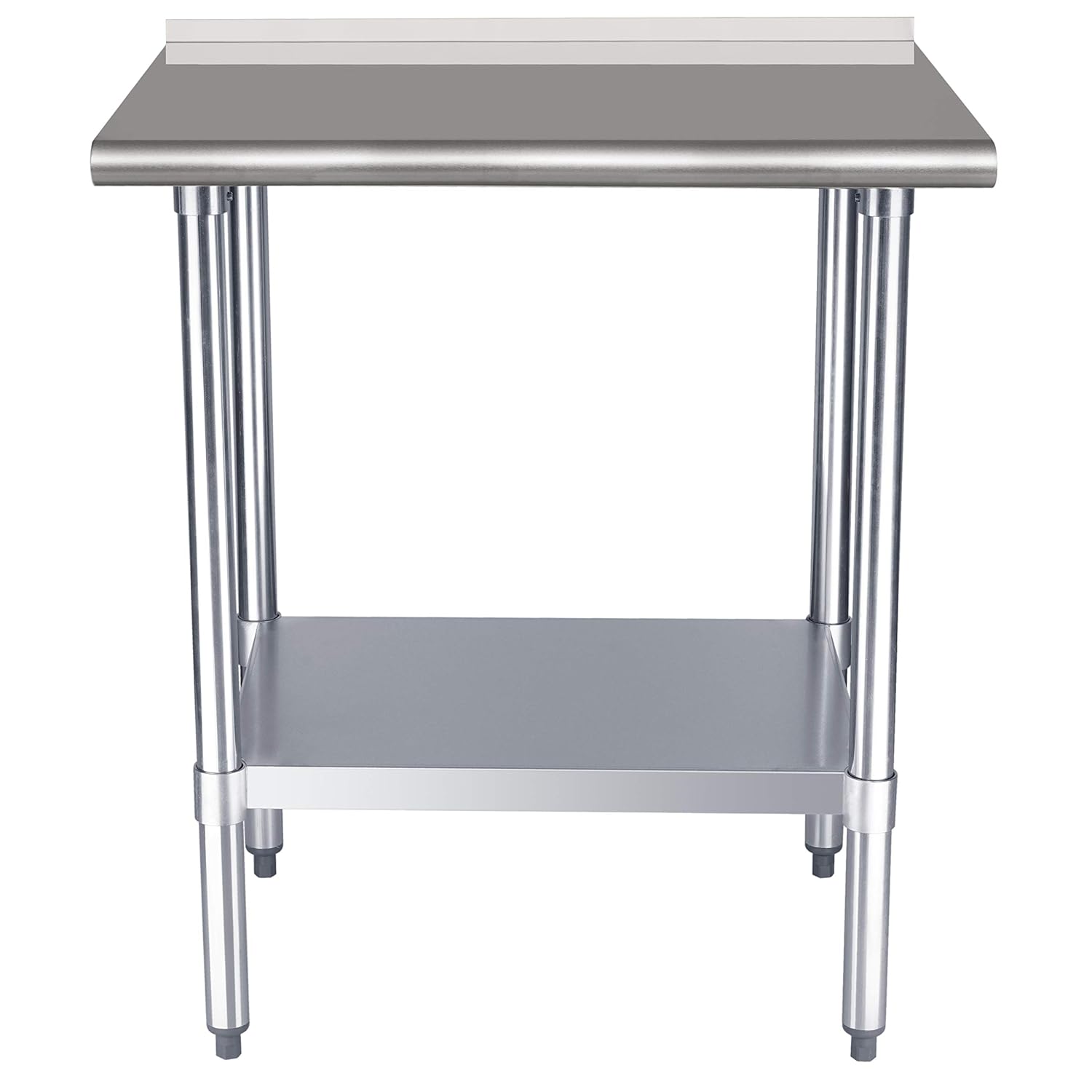 Commercial NSF Stainless Steel Workbench with Backsplash - 24" x 30": Tools & Home Improvement