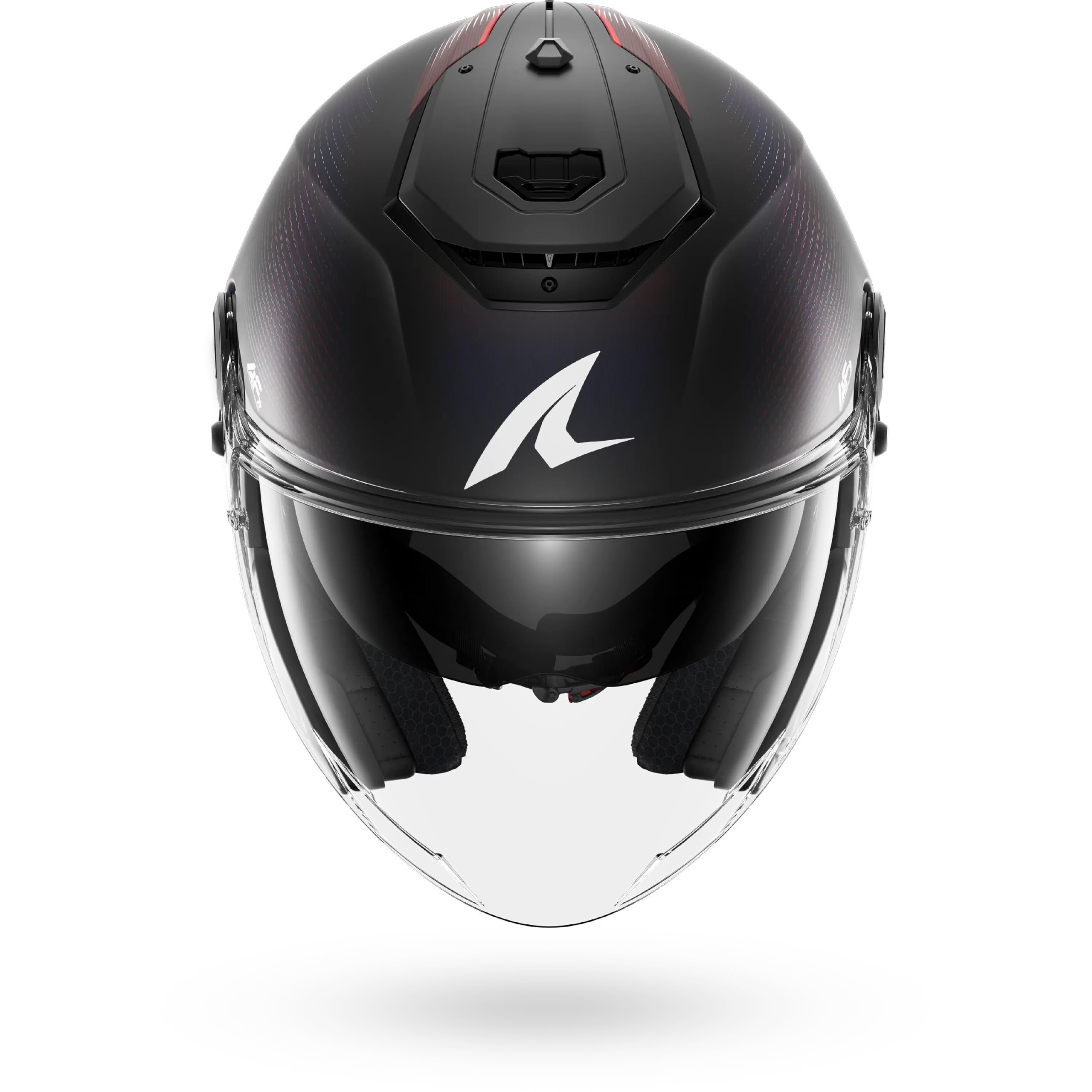 Shark, Casco Moto Jet RS JET CARBON SPEED-TECH Carbon Blue Red DBR, XS