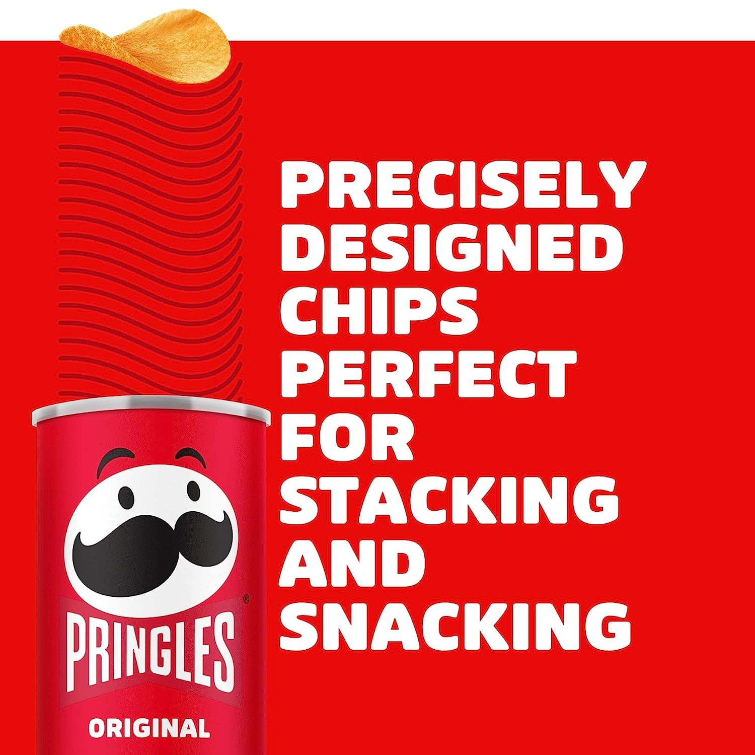 Pringles Original (2x 12x 40 g) – der unwiderstehliche Snack-Klassiker in der praktischen Dose – knackige Chips mit Salz – Pop. Play. Eat.