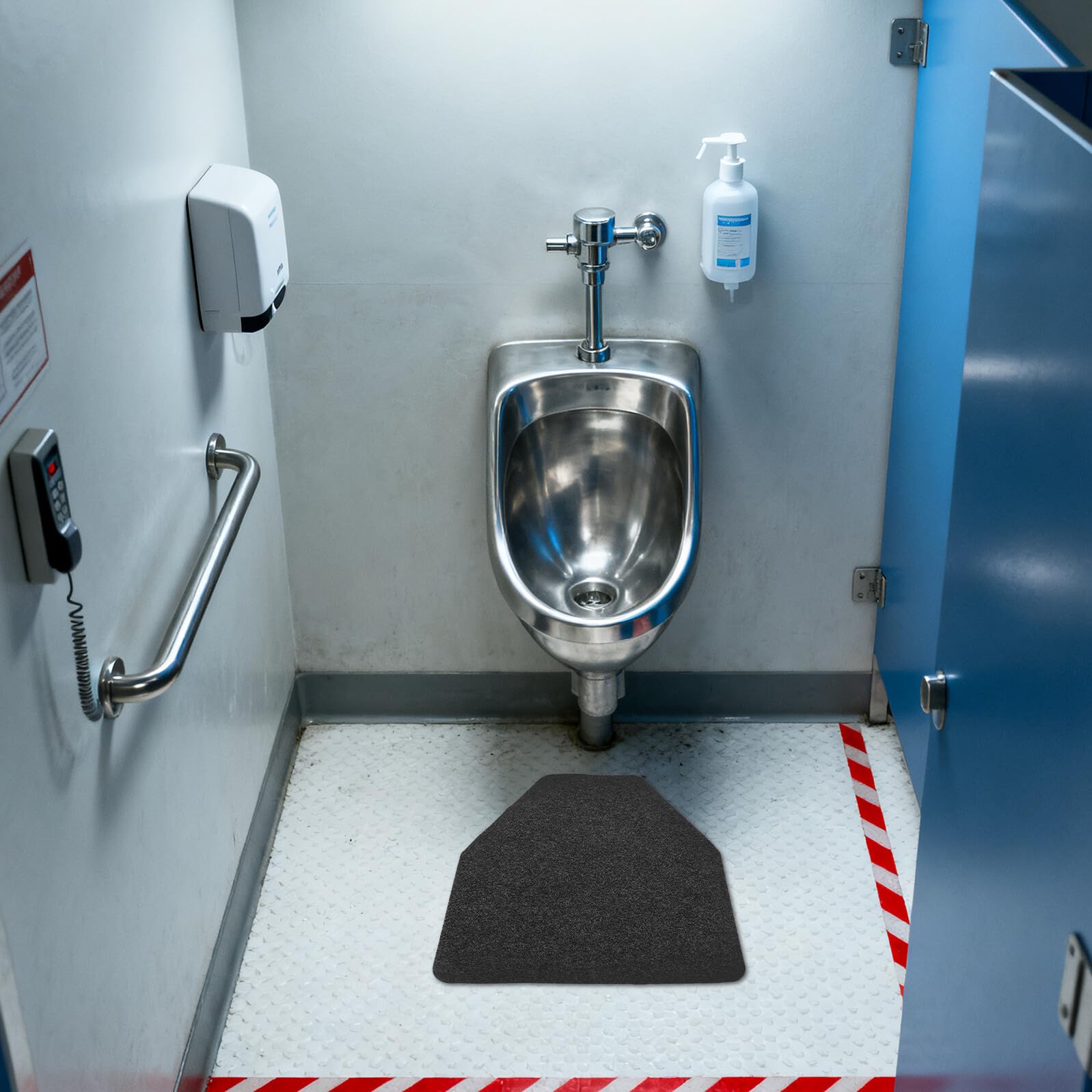 Hohopeti 4stücke Wc-badematte rutschfest Waschbar Urinalzubehör Urinalmatten für Herren-wcs Hygiene-lösung für Hotels Büros Öffentliche Toiletten