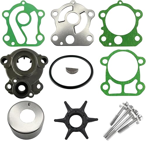 67FW0078 Kit de impulsor de bomba de agua para Yamaha Fueraborda Marine 4 tiempos F75 F80 F90 F100 Motores Reemplazar 67F-W0078-00-00