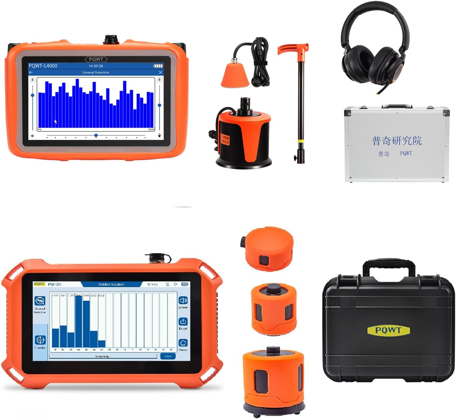 PQWT L4000 + PQ125C Water Leak Detector Bundle