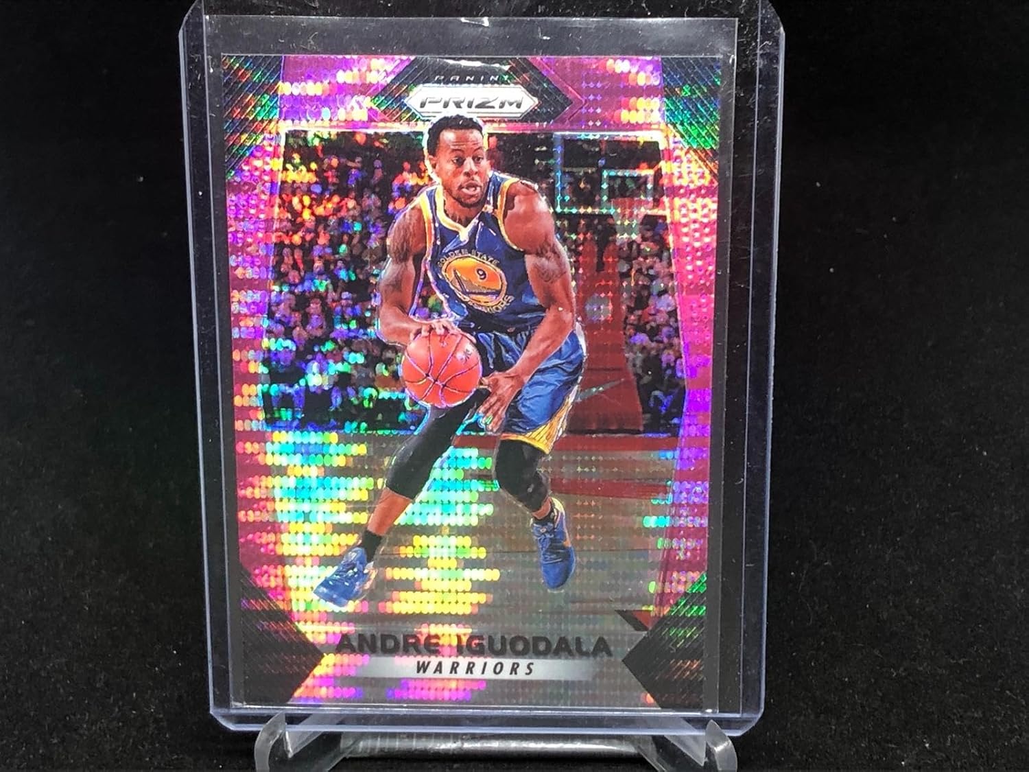 Andre Iguodala 2017-18 Panini Prizm Pink Pulsar Prizm #d 26/42 - Basketball Cards
