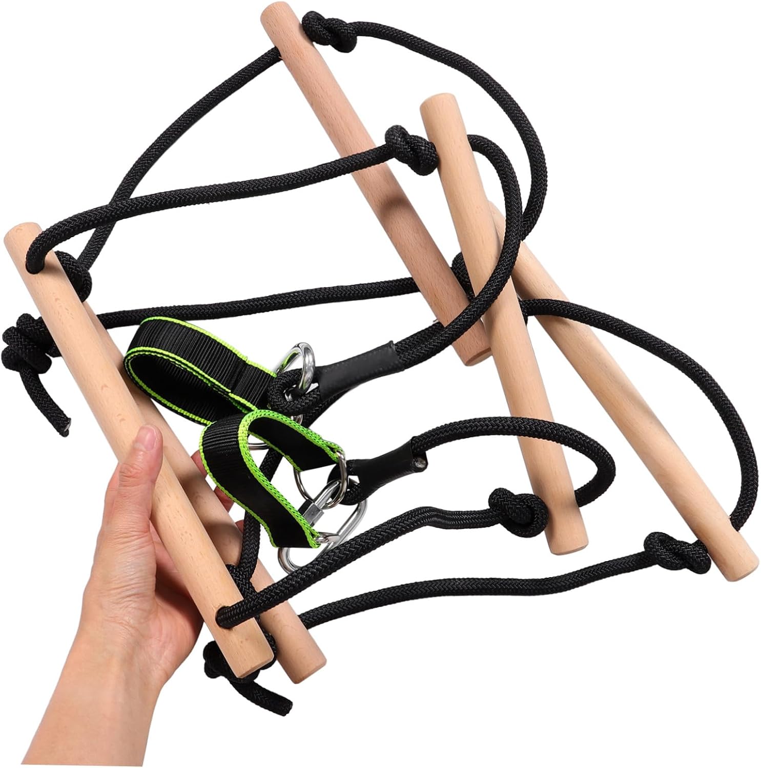 Abaodam 1Set Climbing Rope Ladder for Easy to Install Playground Ladder Versatile and Convenient for Indoor Outdoor Use for Active Play and Physical Skill Development
