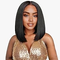 Vista 27 de Pull Go - Pelucas de cabello humano rizado birmano completo de 13x6, sin pegamento, pre despuntadas, pre cortadas, densidad 210, encaje frontal HD