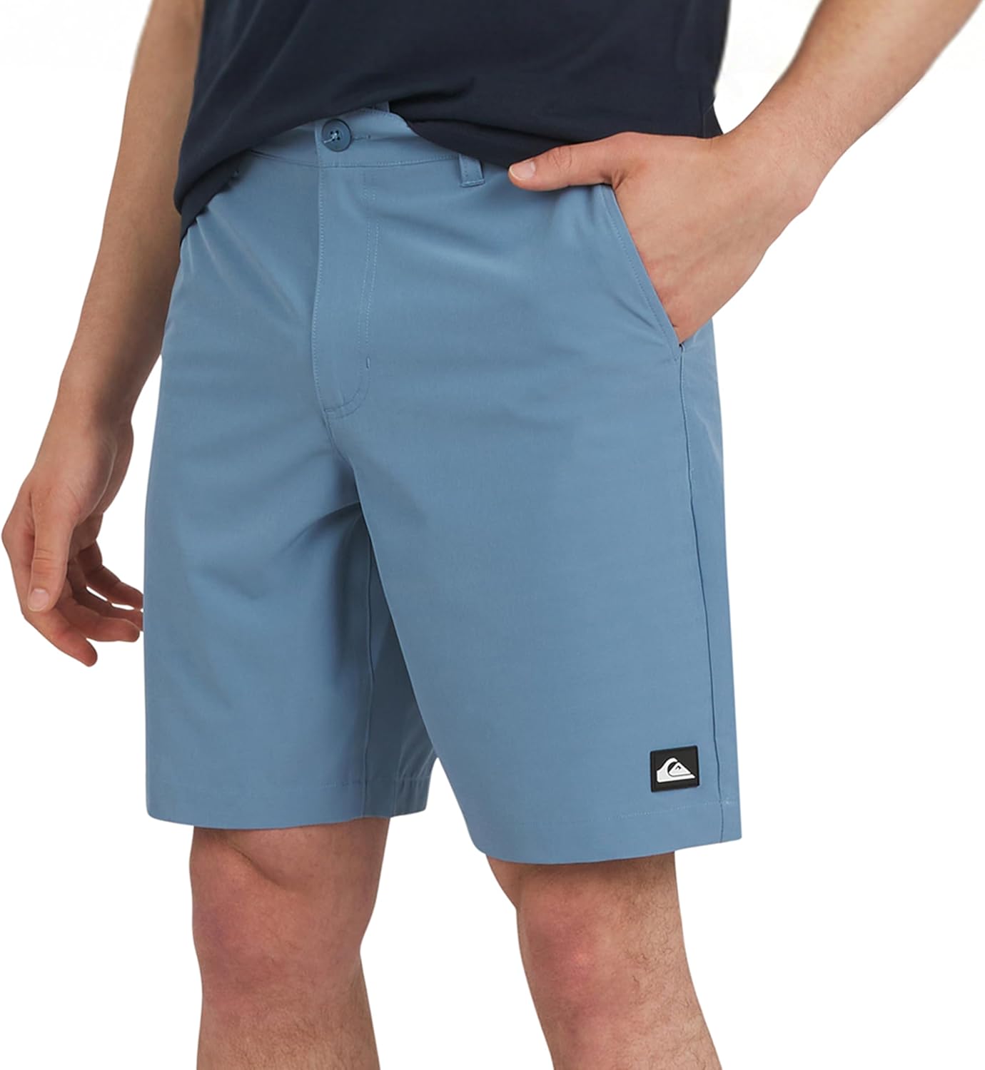 Quiksilver Mens Regular Fit Fixed Waist Water Friendly Active Hybrid Shorts
