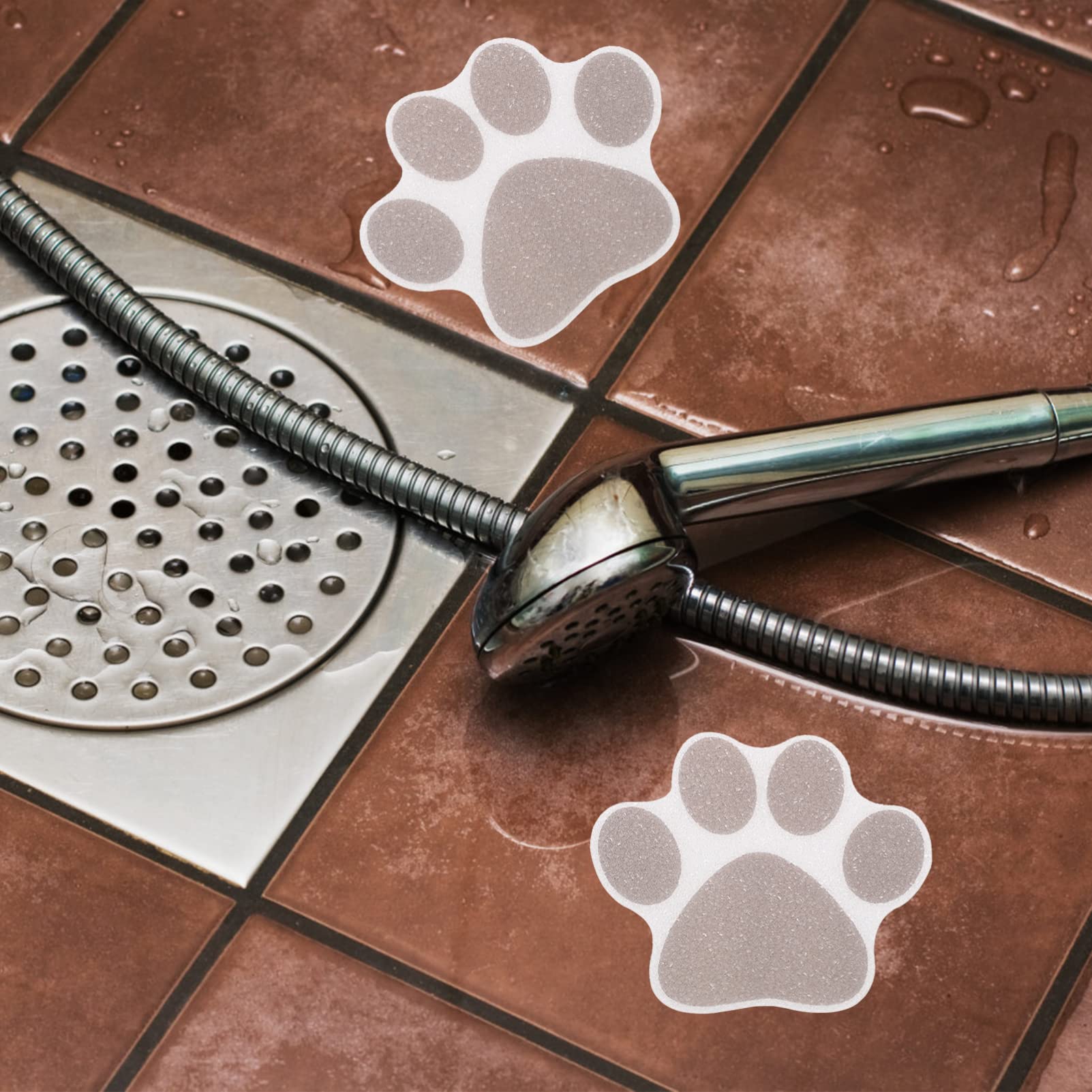Ciieeo 50 Pegatinas Antideslizantes con Huella De Perro Pegatinas para Bañera Sin Pegatinas Pegatinas De Disfraces Impermeables Sombrero Bañera Pegatinas Antideslizantes