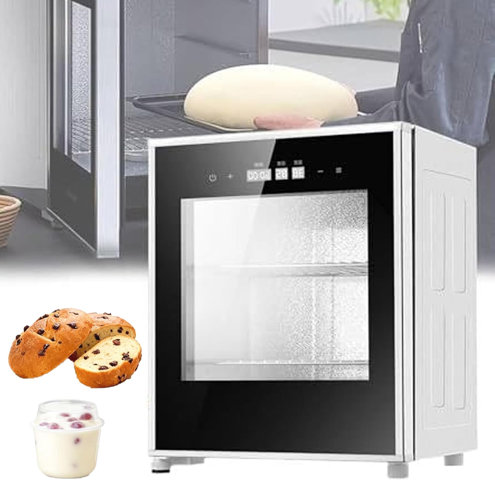 Boîte De Fermentation De Pain électrique Intelligente 260W, Boîte de Fermentation Professionnelle, Température Réglable 20 à 50°c, pour La Maison équipement Boulangerie Pro