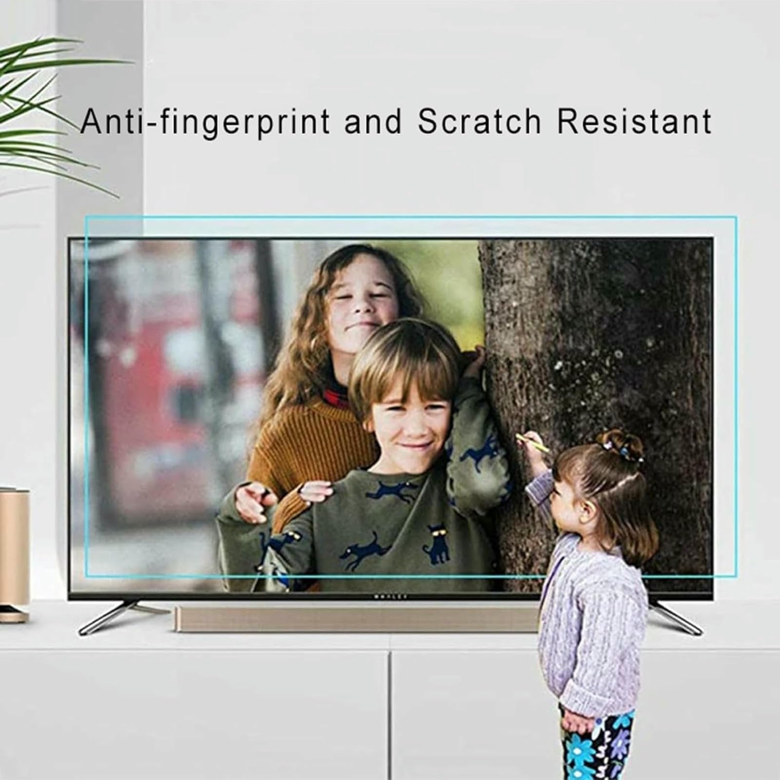 32-75 En Mate Anti-Reflejo Protector De Pantalla De TV, Anti Arañazos Anti Película De Luz Azul Película Protectora De Pantalla De TV para Pantalla LCD
