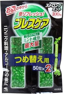 Breath care 替换装 强力薄荷 100粒×2套