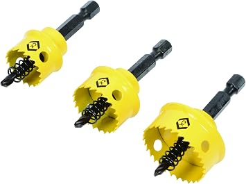 C.K T3213 Sheet Steel Hole Saw Set 