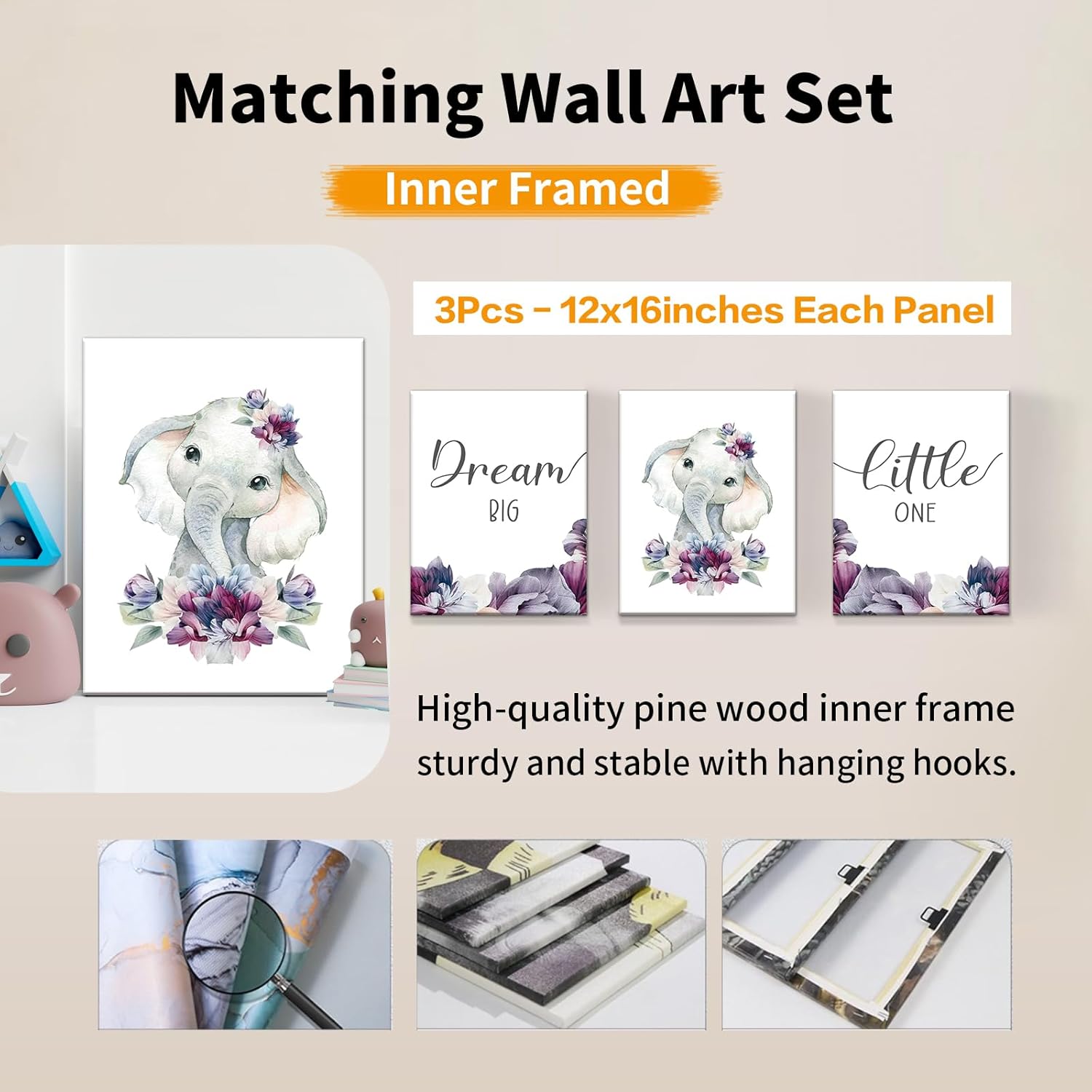 Personalized Baby Crib Bedding Set: Custom Baby Girl Crib Bedding Set Nursery Blanket Crib Sheet Changing Pad Cover with Purple Peony Elephant Purple Bedding