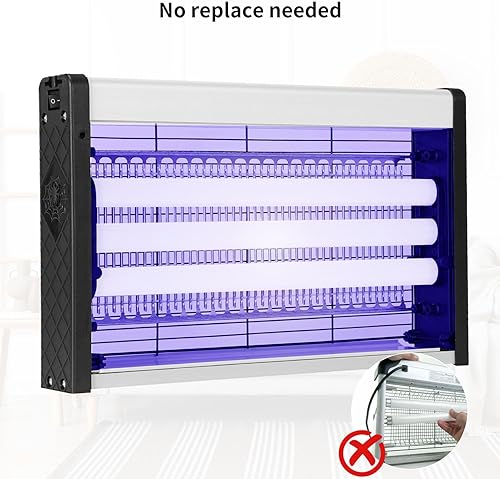 Miniatura 8 de YISSVIC Exterminador eléctrico de insectos, mata insectos para interiores, potente exterminador de mosquitos, matamoscas para moscas, matamosquitos