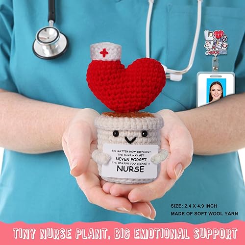 Miniatura 3 de CORCUP Caja de regalo de enfermera para mujeres, juego de regalo de agradecimiento a enfermeras, graduación de enfermería, escuela de enfermería,