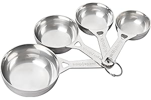 Le Creuset's Culinary Essential: Stainless Steel Measuring Cups (Set of 4)