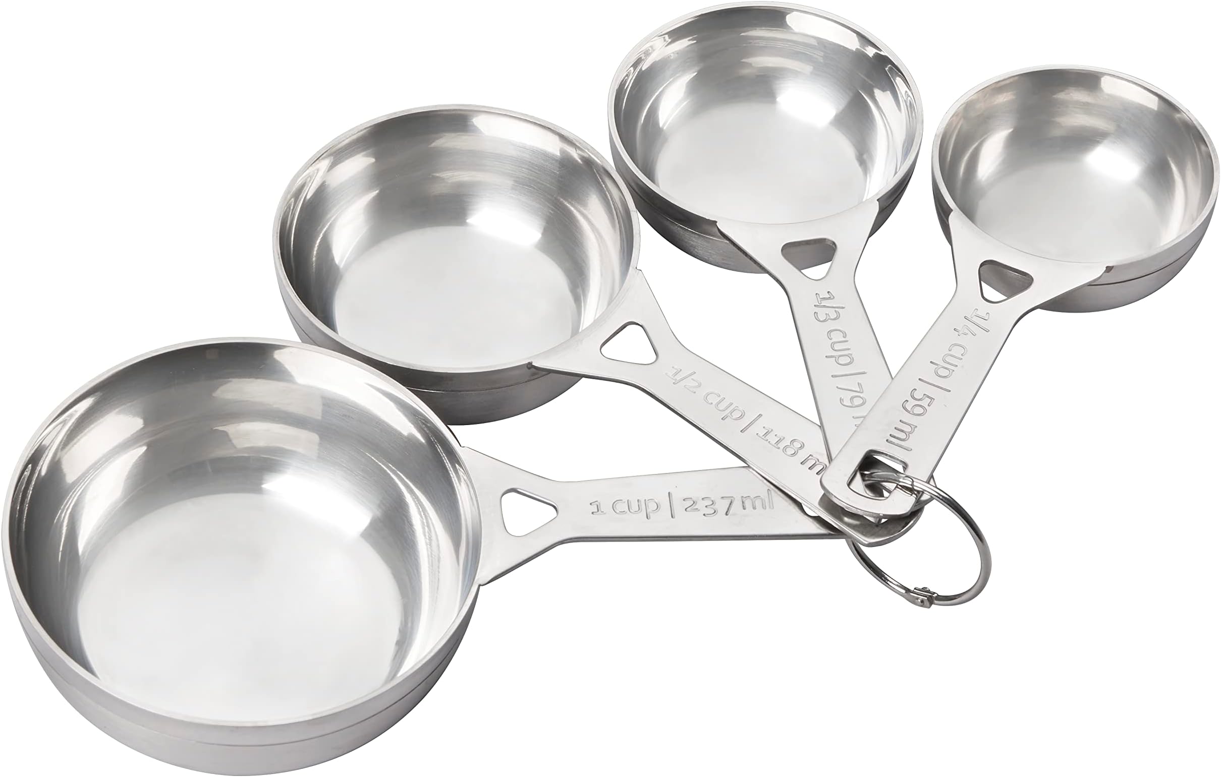 Stainless Steel Measuring Cups, Set of 4