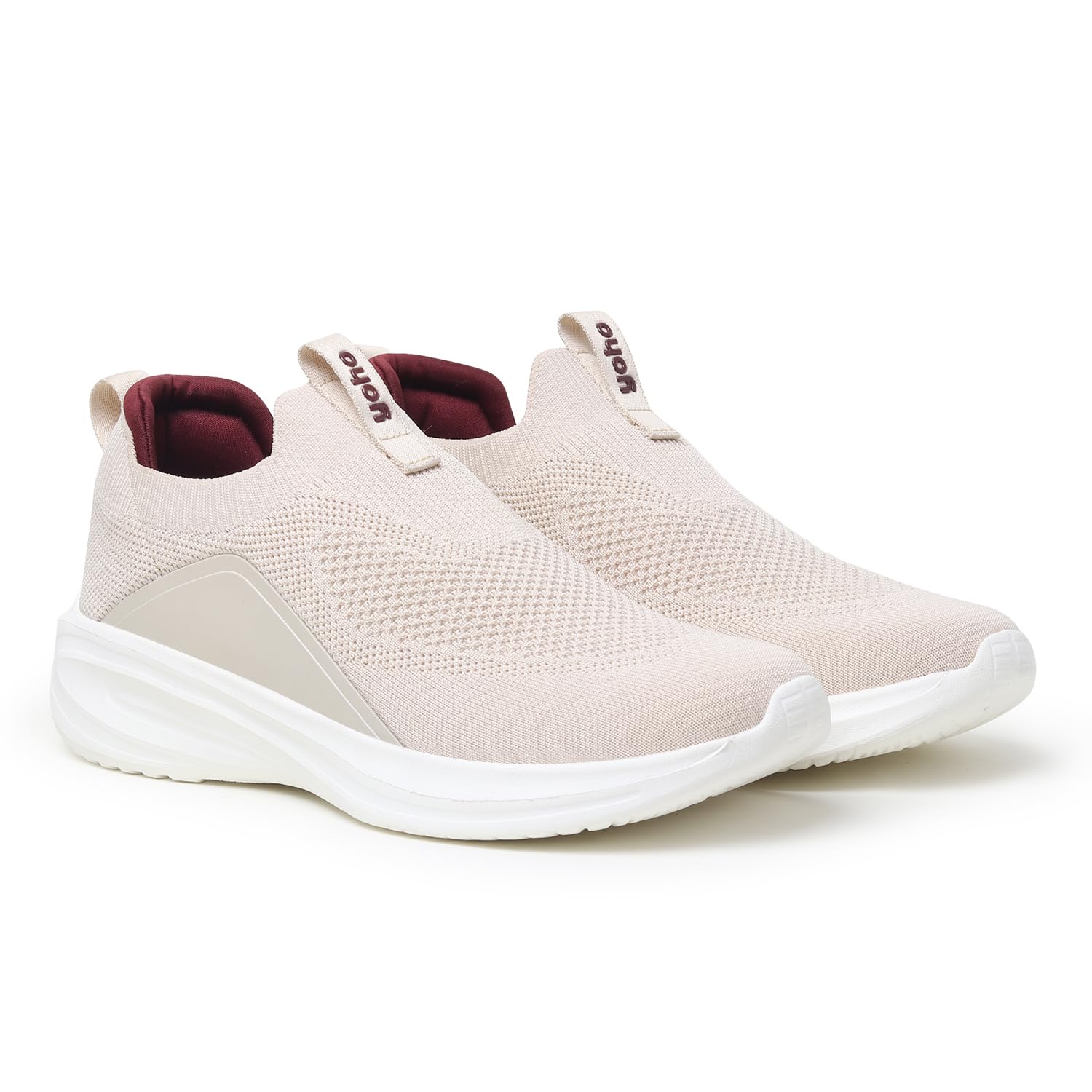 SOS 112 Knit Slip-Ons for Women | Lightweight, Stylish & Casual Sneakers for Womens | Extra Soft, Walking & Running Sports Shoes for Ladies/Girls