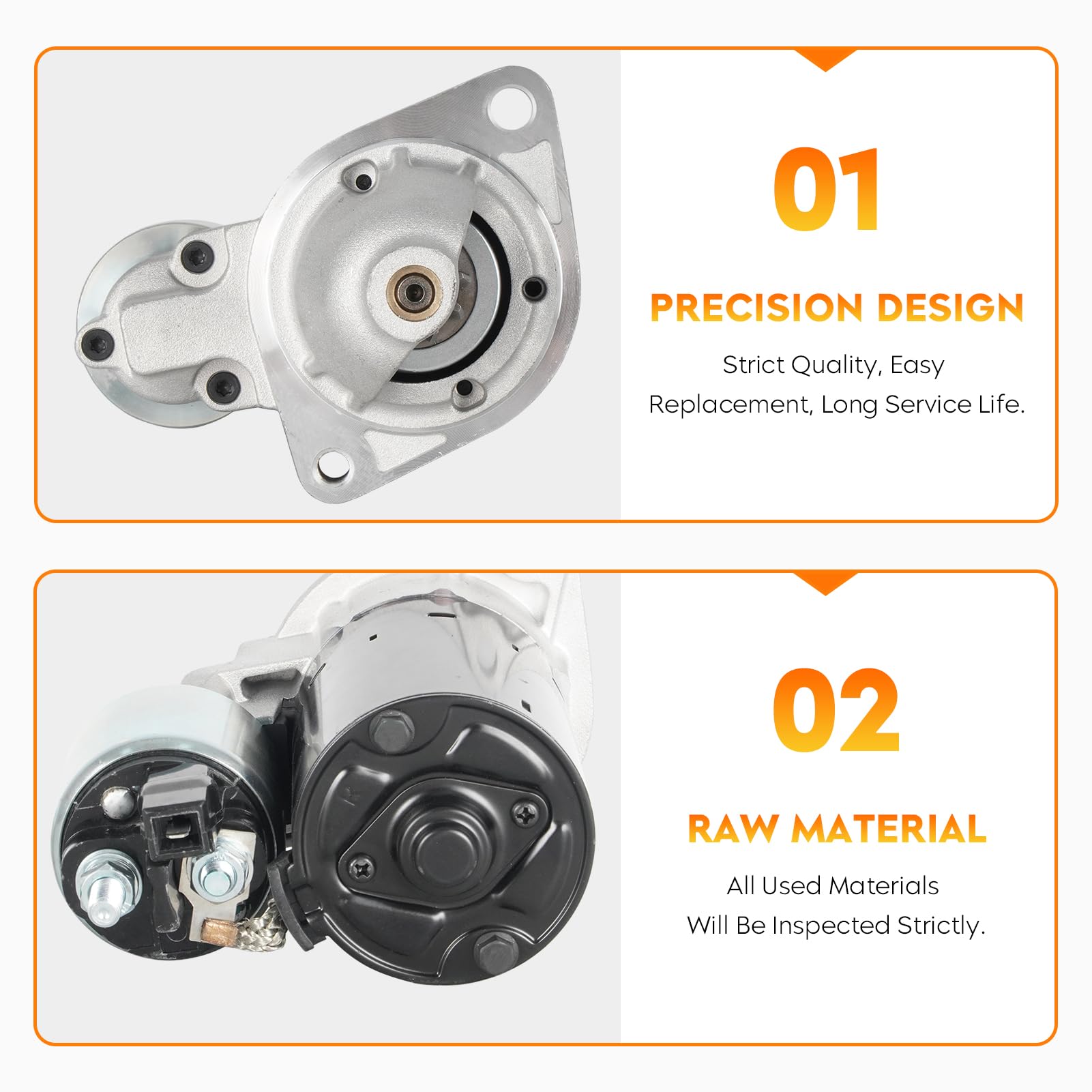 A-Premium Starter Replacement For BMW 325 E46 2001-2005 E36 E85 E65 E66 E67 E39 E83 E30 E34