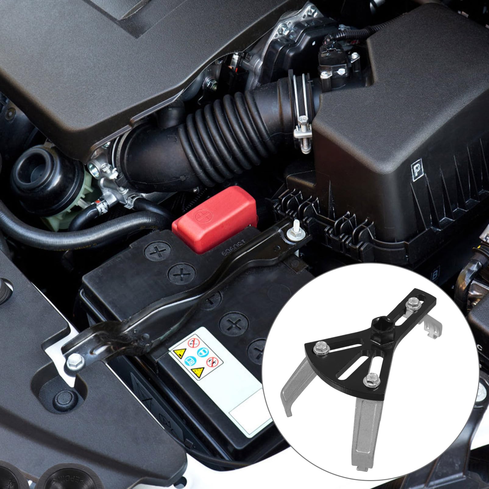 Outil Démontage Pompe Carburant Clé à Réservoir Carburant Réglable 3 Griffes Pour Automobile Entretien Mécanique Professionnelle