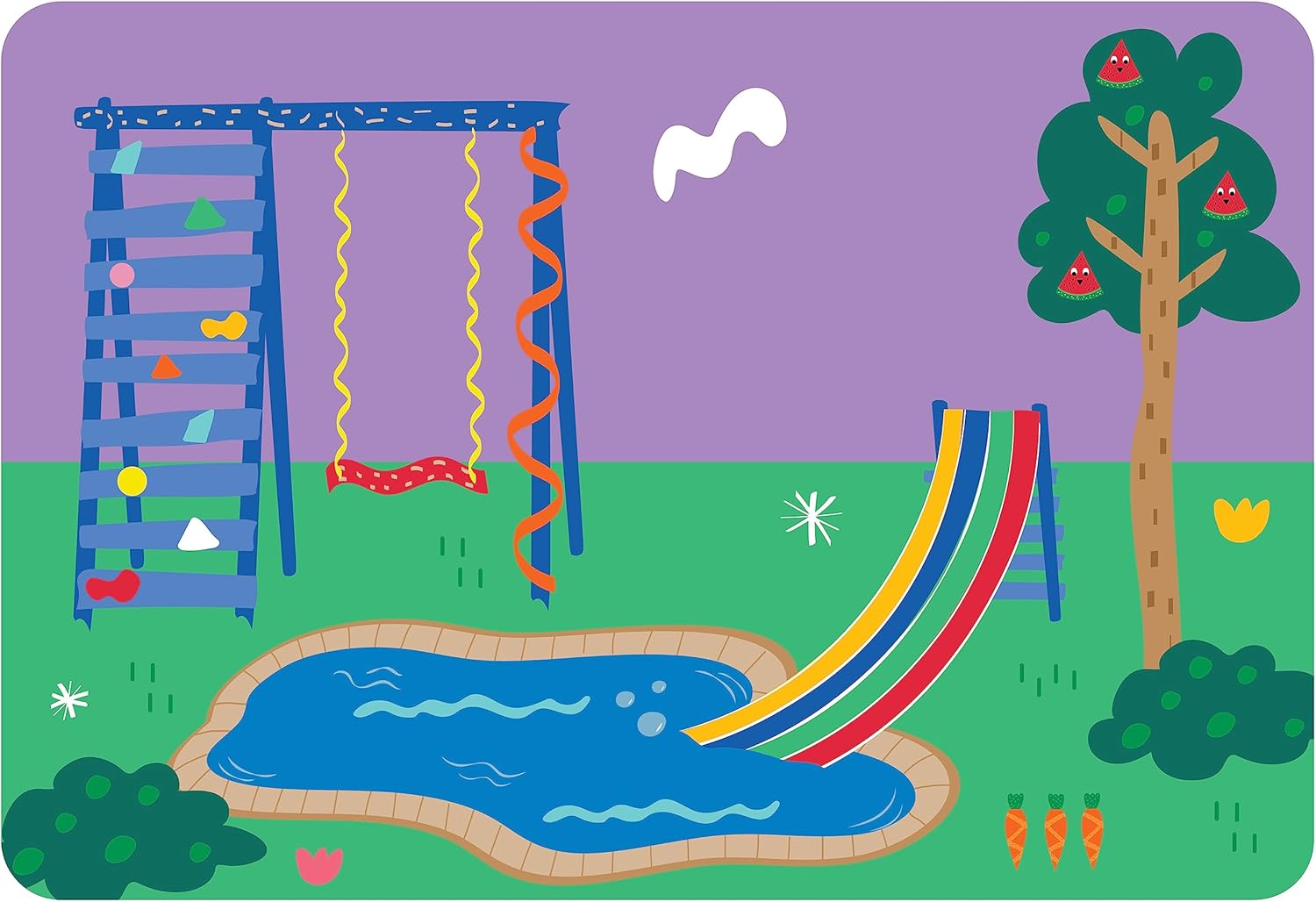 Floss & Rock Pets Magnetic Play Scene, 11.81-inch Length, Creative, Imaginative Play