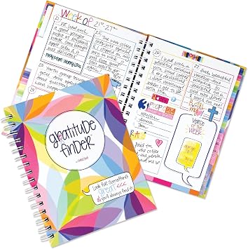 Faith-Based Gratitude Journal With Scripture Verses & Inspirational Quotes, 52 Week Non-Dated Daily Inspirational Journal for Women, Teens & Girls, 170 Hand-Illustrated Stickers Included