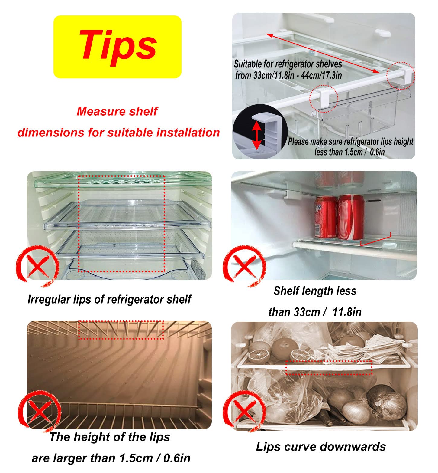 Buy Fridge/freezers Pull Out Drawers Bins Refrigerator Organizer Shelf