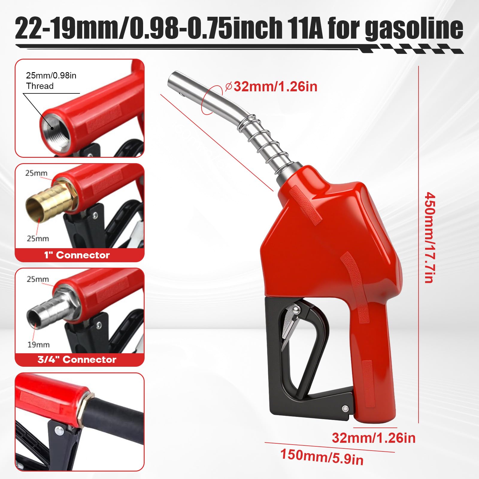 Piusi A280 Automatisch Brandstofpistool 280 l/min | Medium: Diesel