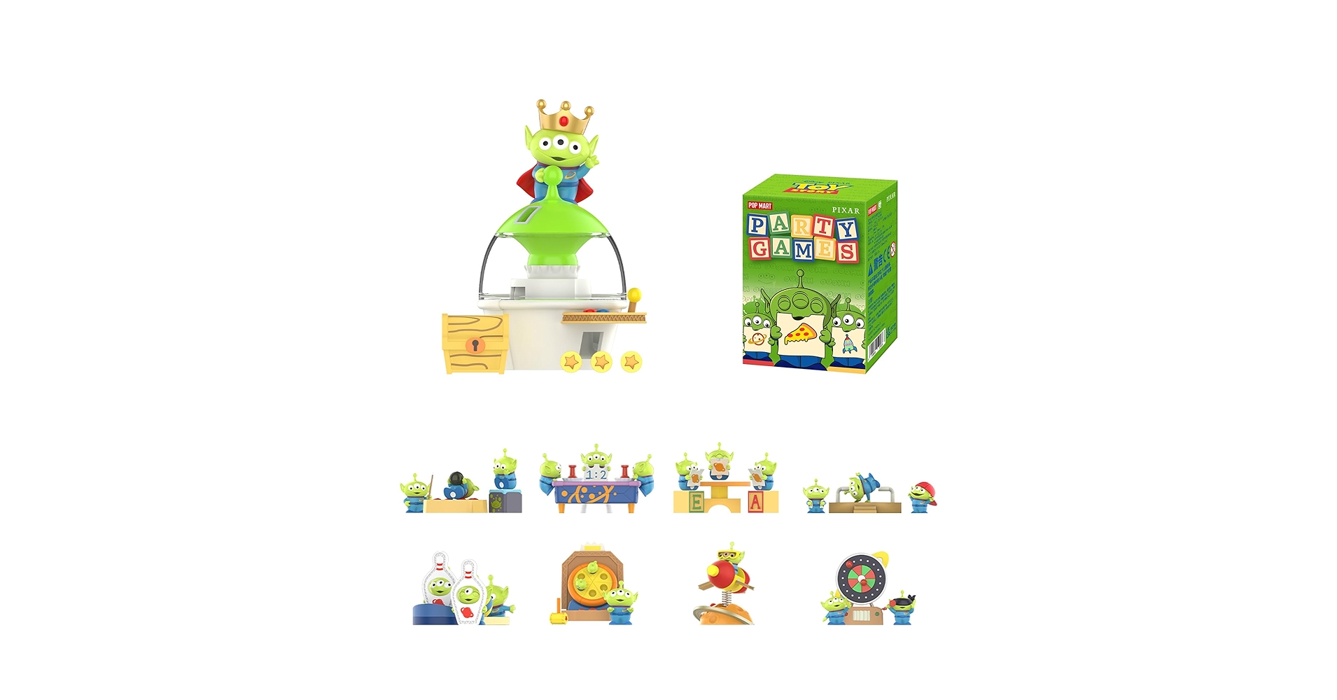 その他 POPMART Disney/Pixar ALIEN PARTY GAMES POP MART Disney/Pixar Toy Story ALIEN PARTY GAMES Series