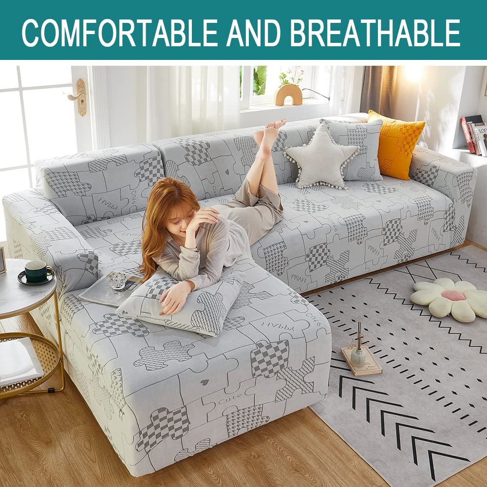 Amazon.co.jp: セクショナルソファカバー スーパーストレッチ