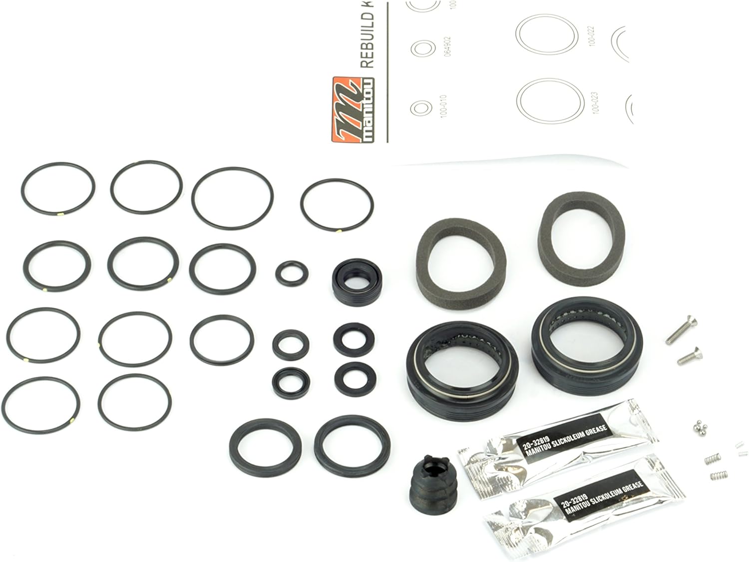 MANITOU 34mm Low Friction Seal Kit – For Mattoc, Mastodon, Magnum Suspension Forks
