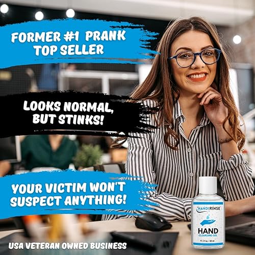 Miniatura 5 de Broma de gel limpiador de manos apestosas – Paquete de 2 divertidos regalos de broma, parece un verdadero desinfectante de manos pero huele