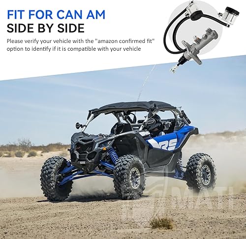 Miniatura 7 de M MATI Cilindro maestro de freno para Can Am Maverick X3TurboTrailSport Defender MaxProHD Commander 1000700Max 705601863 705601549 705601802