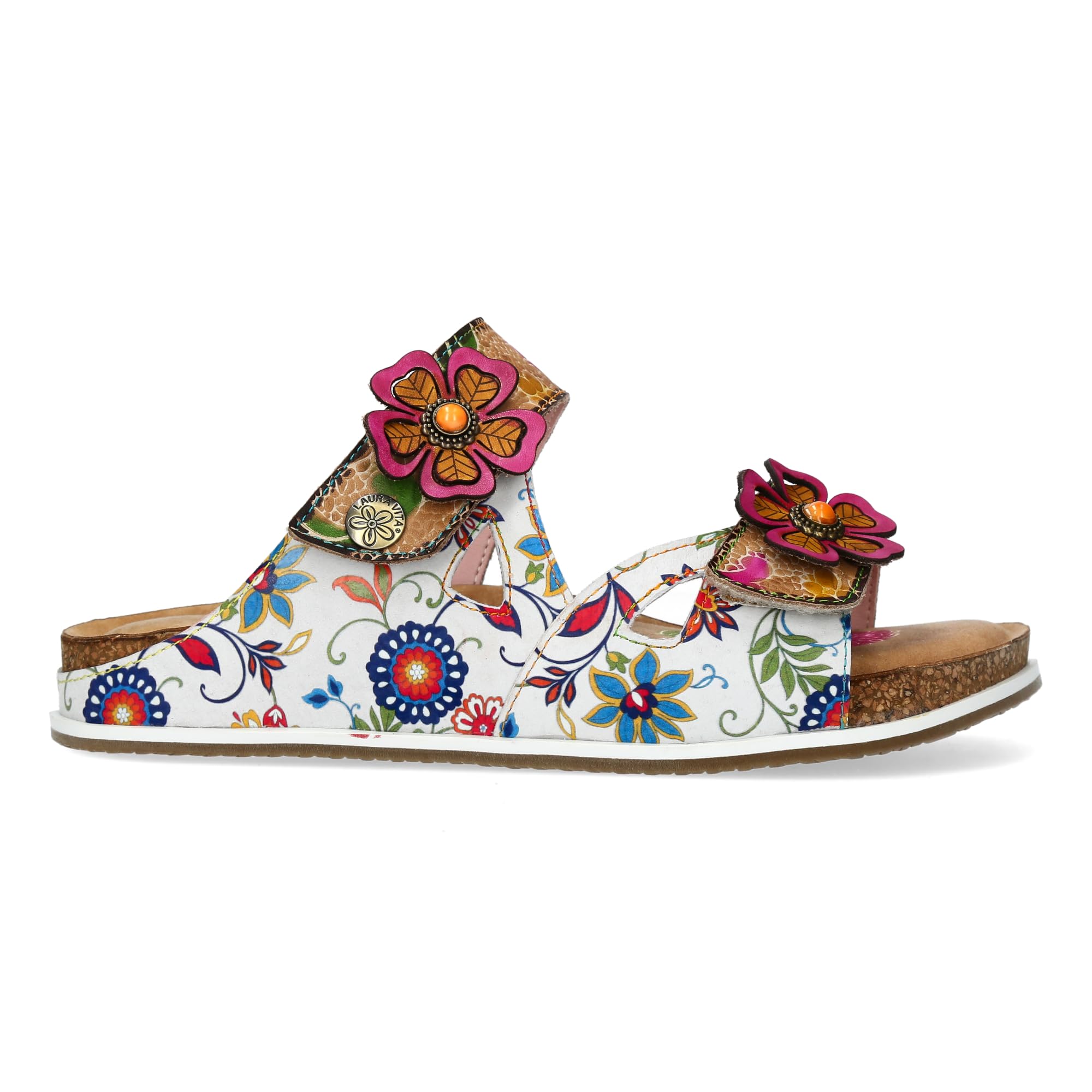 LAURA VITA Mules en Cuir pour Femmes Brcyano 32