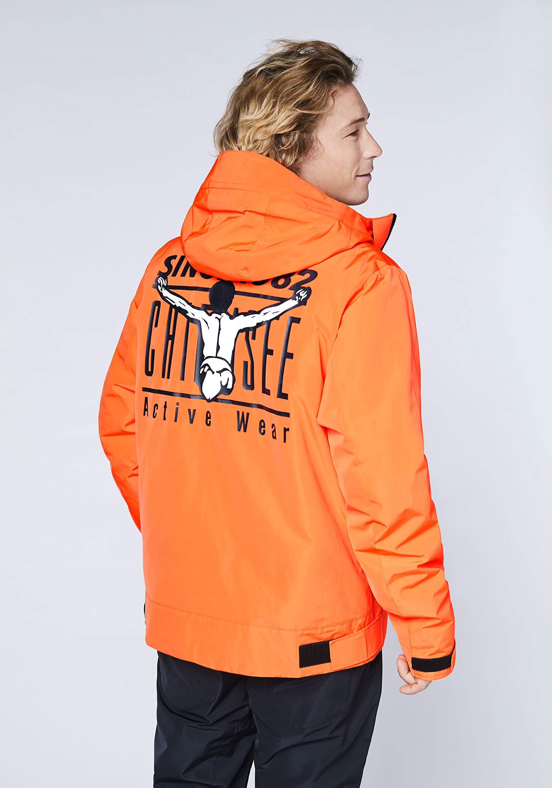 Chiemsee Ski jacket with large back print, Shock 15-1360 : Amazon