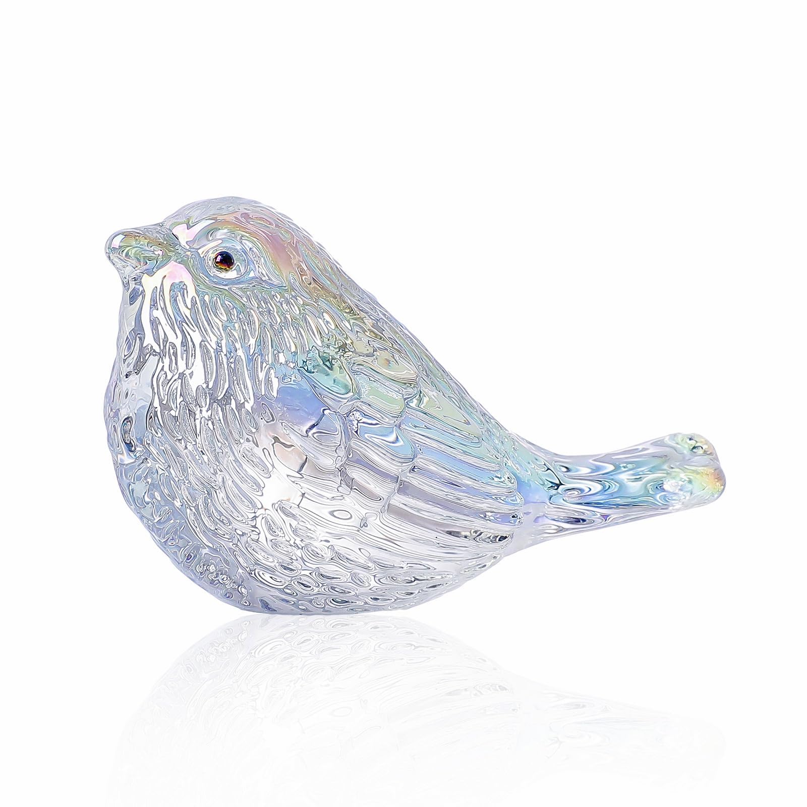 Figurines d'oiseaux en verre LONGWIN, le cadeau de collection idéal