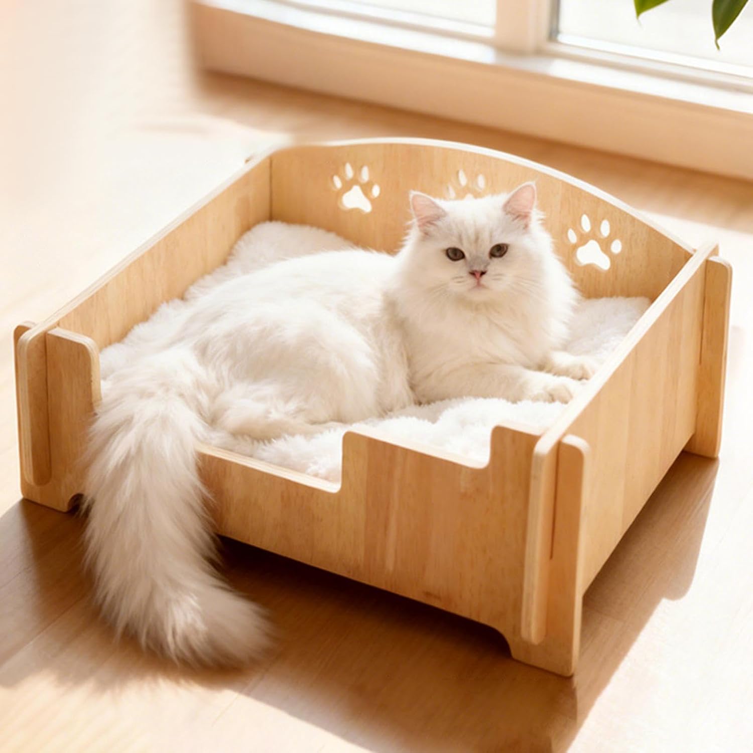 Pet Bed Porch Protection Versatile Ornament Outdoor Wooden Brown Indoor Sofa