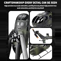 Vista 6 de GoolRC Helicóptero de control remoto C186, 4 CH sola hélice sin helicópteros Ailerons RC con estabilización giroscópica de 6 ejes, retención