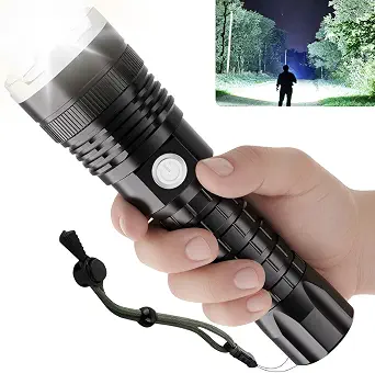 StarLume LED Flashlight 90000lm Super Bright Rechargeable