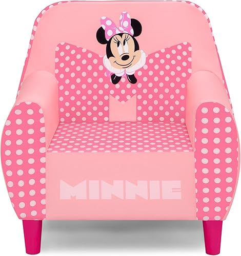 Miniatura 4 de Delta Children - Silla de espuma Disney Minnie Mouse para niños, color rosa