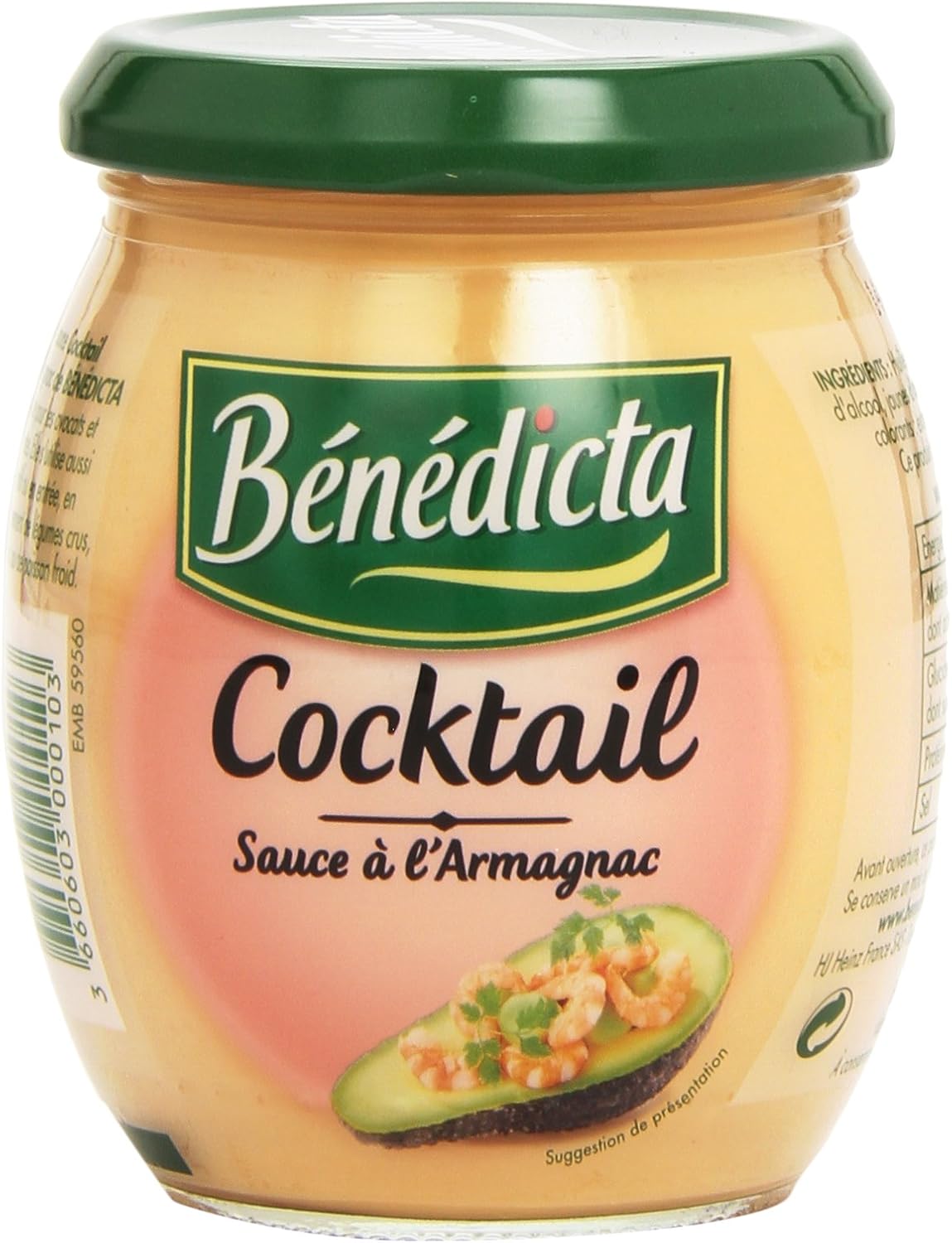 Benedicta Sauce Cocktail 240 g Amazon.fr