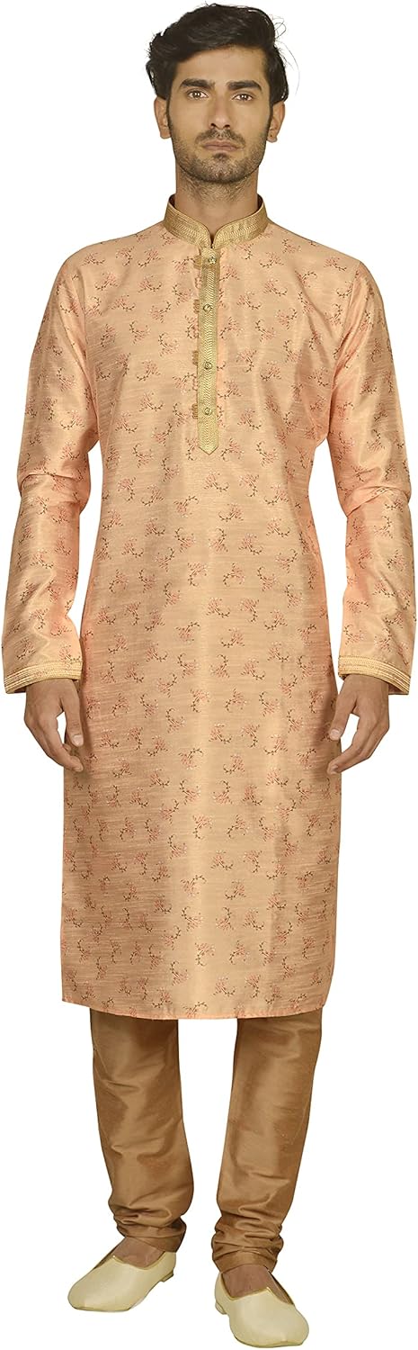 Mens Silk Kurta Pyjama Set