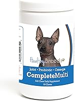 Vista 96 de Healthy Breeds Schnauzer miniatura todo en uno multivitamínico suave masticable 90