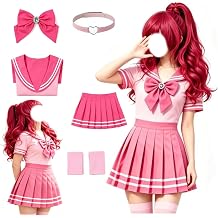 Pink Pinkie Pie Costume Uniform Halloween Cosplay Set