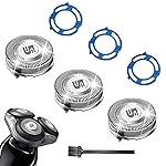 SH50 Replacement Heads for Philips Norelco 5000 Series with Blade Retaining Rings 3-pc Pack
